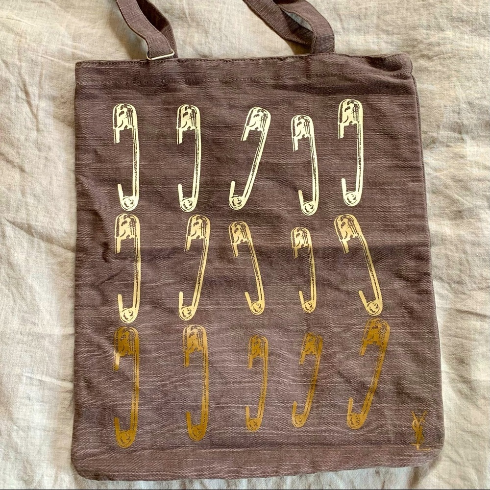 *HP* YSL Safety Pin Tote Bag